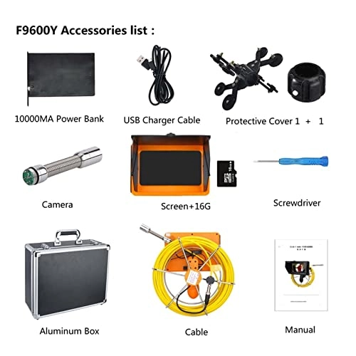 Handheld Industrial Pipe Sewer Inspection Video - 23MM 30M
