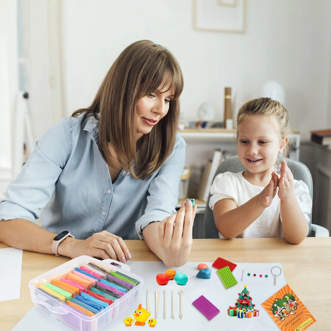 Polymer Clay Starter Kit - 545g 24 pcs.