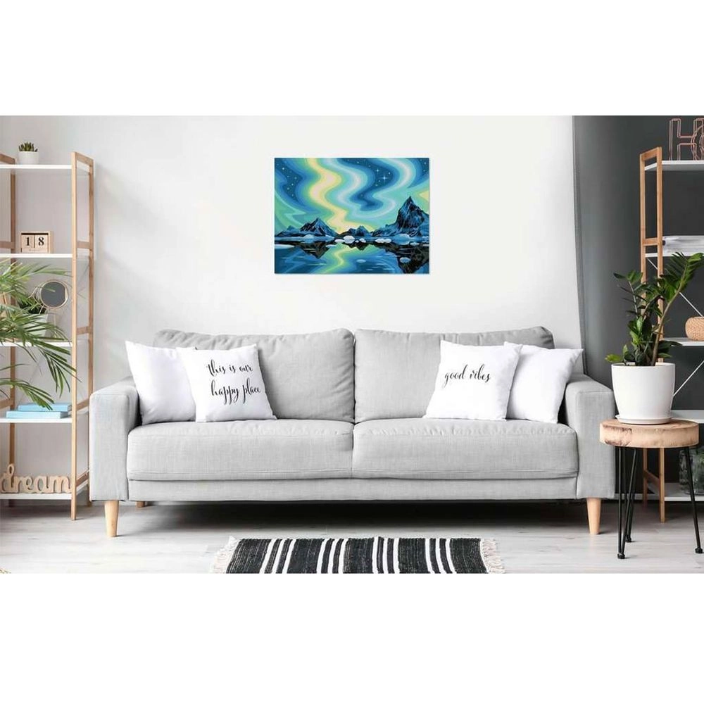 CreArt Canvas Edition Paint By Numbers Kit - three precision brushes