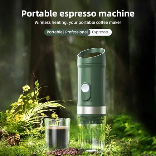 Mini Coffee Maker - Rechargeable 9600mAh