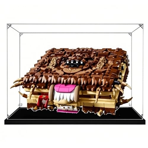 Acrylic Transparent Collectible Display Case - Lego 76449 The Book of the Biting Demon Block Model