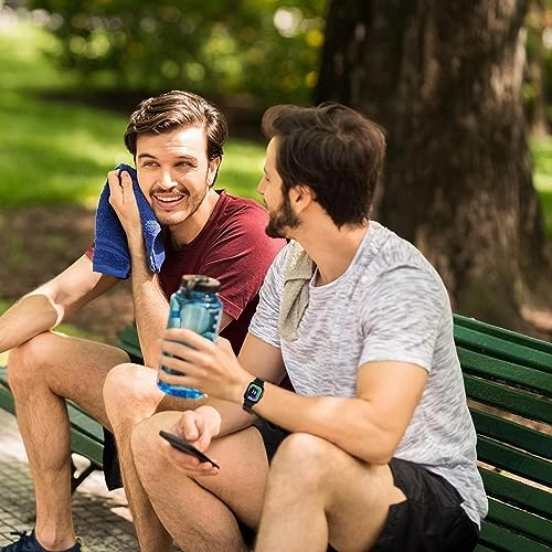 Heart Rate Monitor Watch - 1.75 Inch Touch Screen Heart Rate Blood Pressure Blood Oxygen Monitor