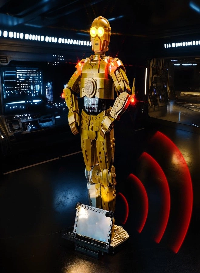 Brickshining LED Lighting Compatible with Lego C-3PO 75398