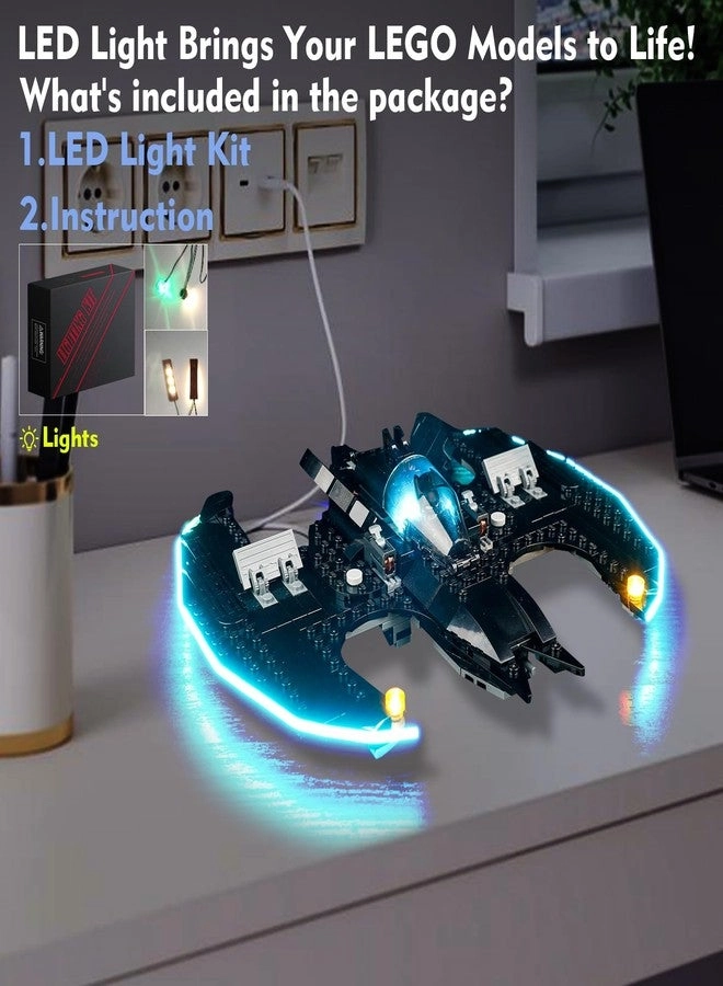 LED Light Kit for LEGO Batwing Batman vs. The Joker 76265