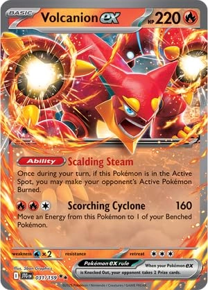 Pokémon Volcanion ex 031/159