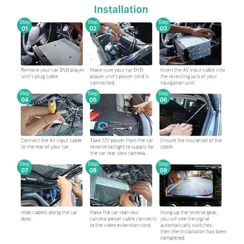 Rear View Camera - Night vision Wire AHD 720P