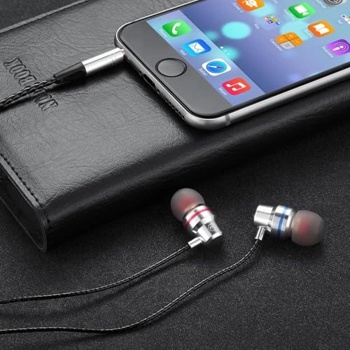 3.5mm Metal In-ear Headphones Wired Earbud