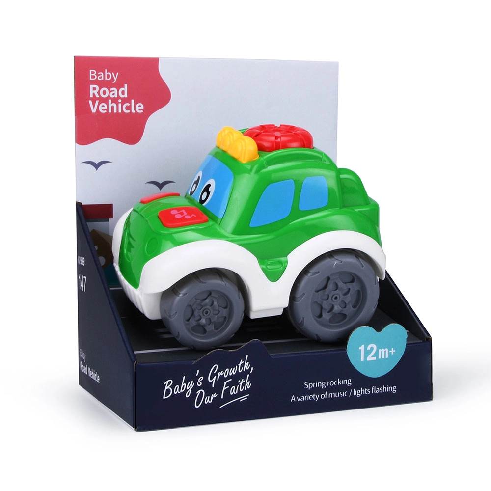 Musical Cartoon Jeep - Suitable for 12 months & above
