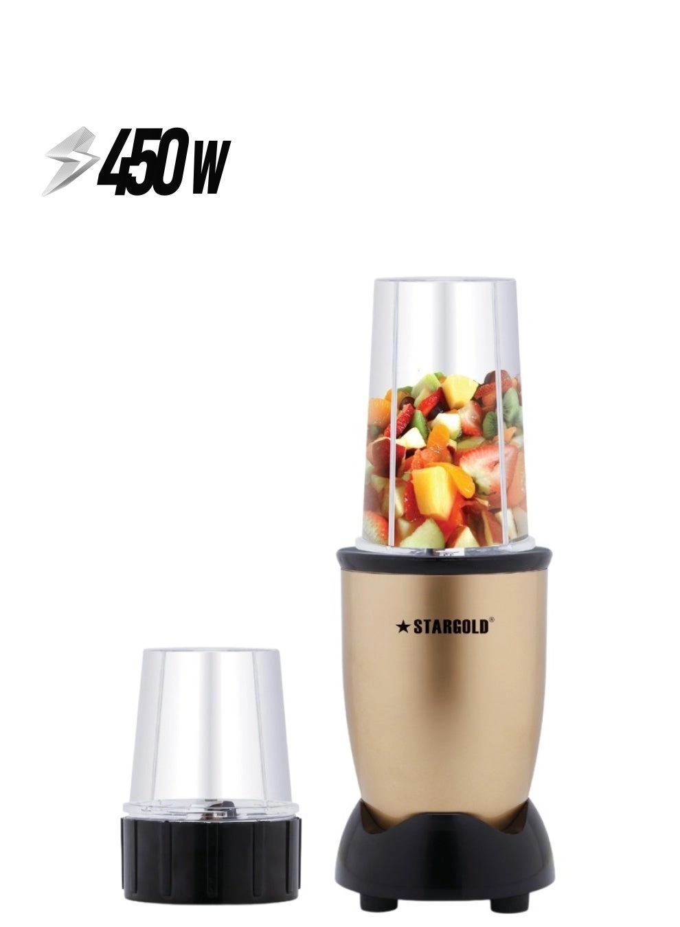 Stargold SG-1323 - sNutri Mixer Grinder Blender Razor Sharp Blades Unbreakable Polycarbonate Jars