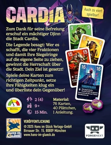 Duell um Cardia - Connoisseur Game (German)