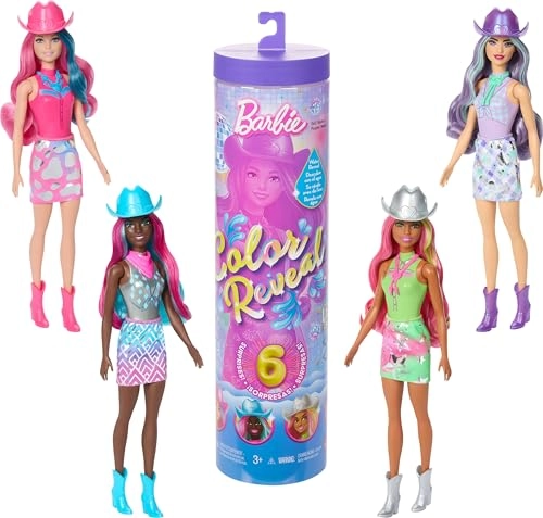 Barbie Color Reveal Disco Star Series - Plastic Girls Ages 3+