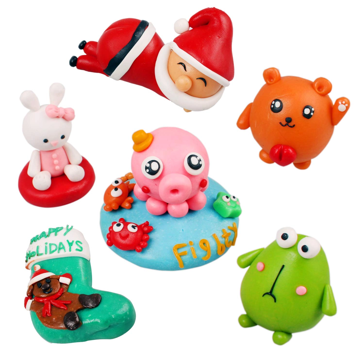 Polymer Clay Starter Kit - 545g 24 pcs.