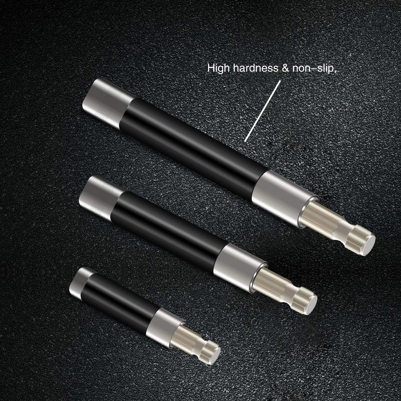 Quick Release Magnetic Screwdriver Extension Bit Holder - 80-120mm 120-200mm 140-240mm 1/4 Inch