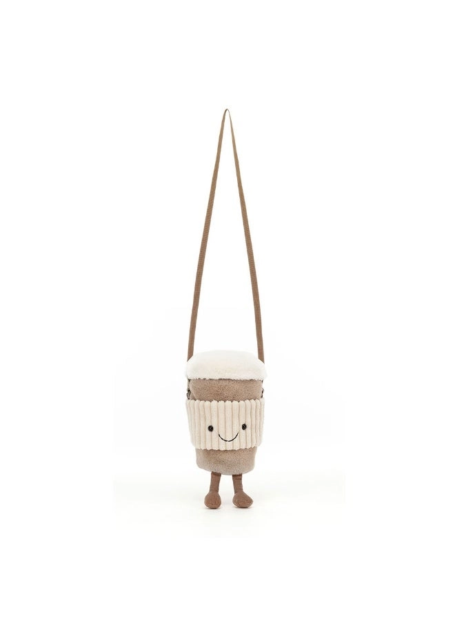 Coffee Cup Shape Crossbody Bag
