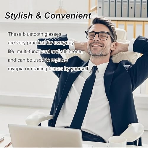 Smart Glasses - Bluetooth 5.4 IP5 Blue Light Blocking