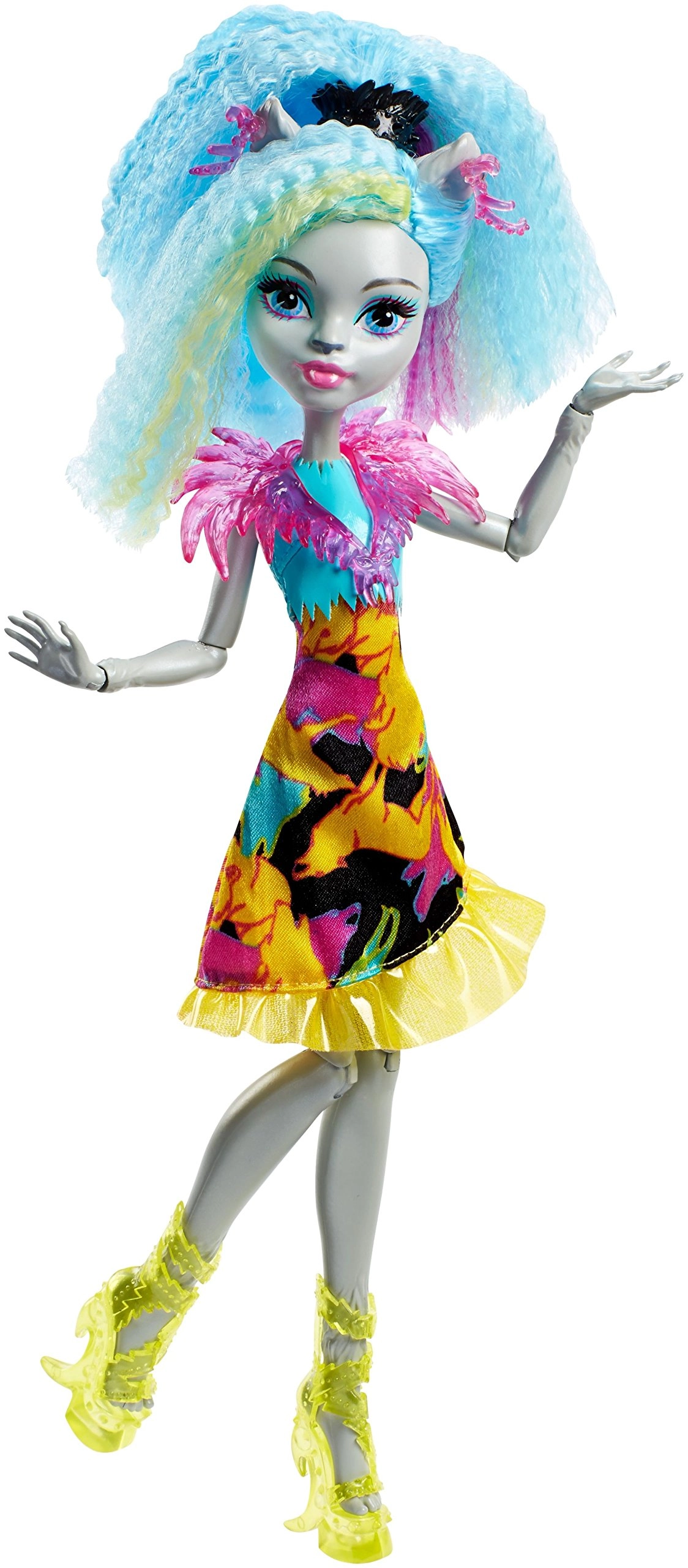 Mattel Silvi Timberwolf Doll - Electrified Blue Hair