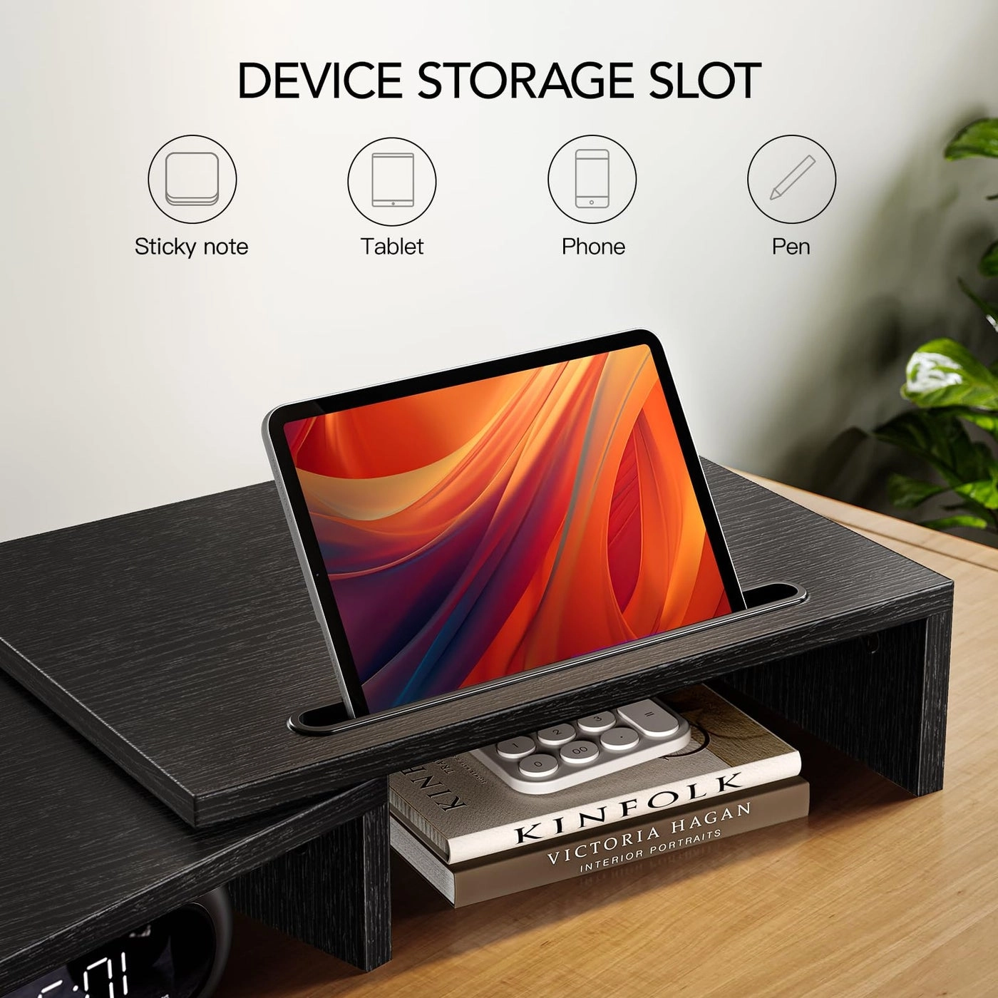 Dual Monitor Stand Riser - 2 monitors