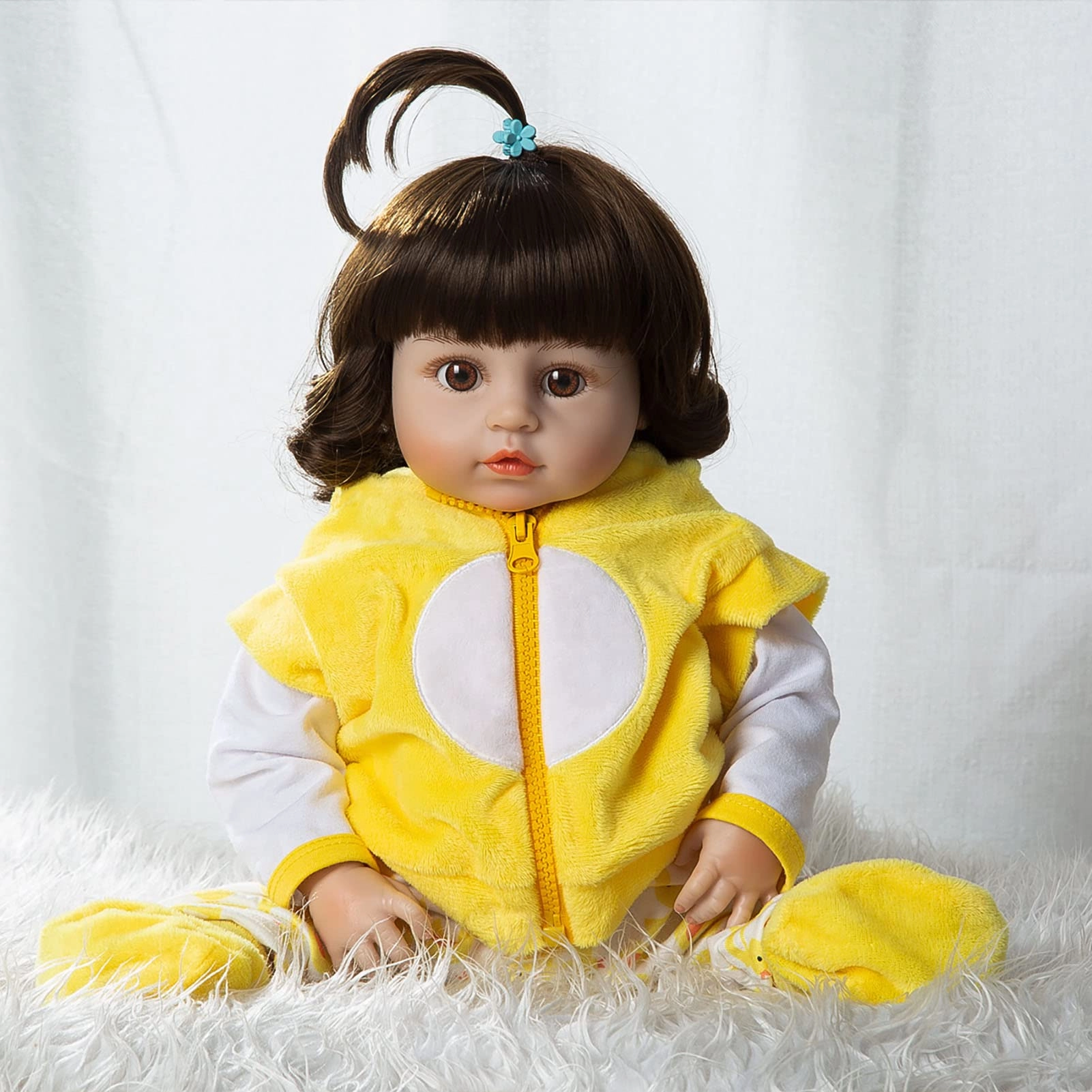 Reborn Baby Doll - 19 Inch Vinyl Girl