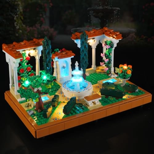 Light Kit for Lego-10359 Fountain Garden - LED Warm White