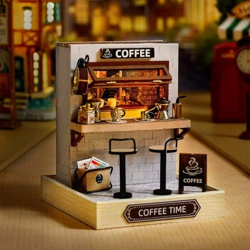 Miniature Dollhouse Kit - candy, cake and milk tea