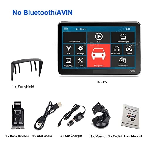 GPS Navigator for Trucks 15641563123 - 5 inch 8GB Russia Free Lifetime Map Updates