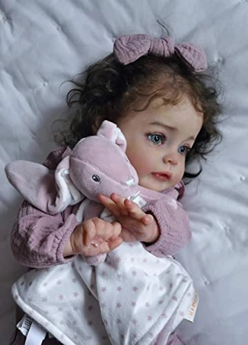 Sue-Sue Reborn Girl Doll - 24 Inch Brown Eyes
