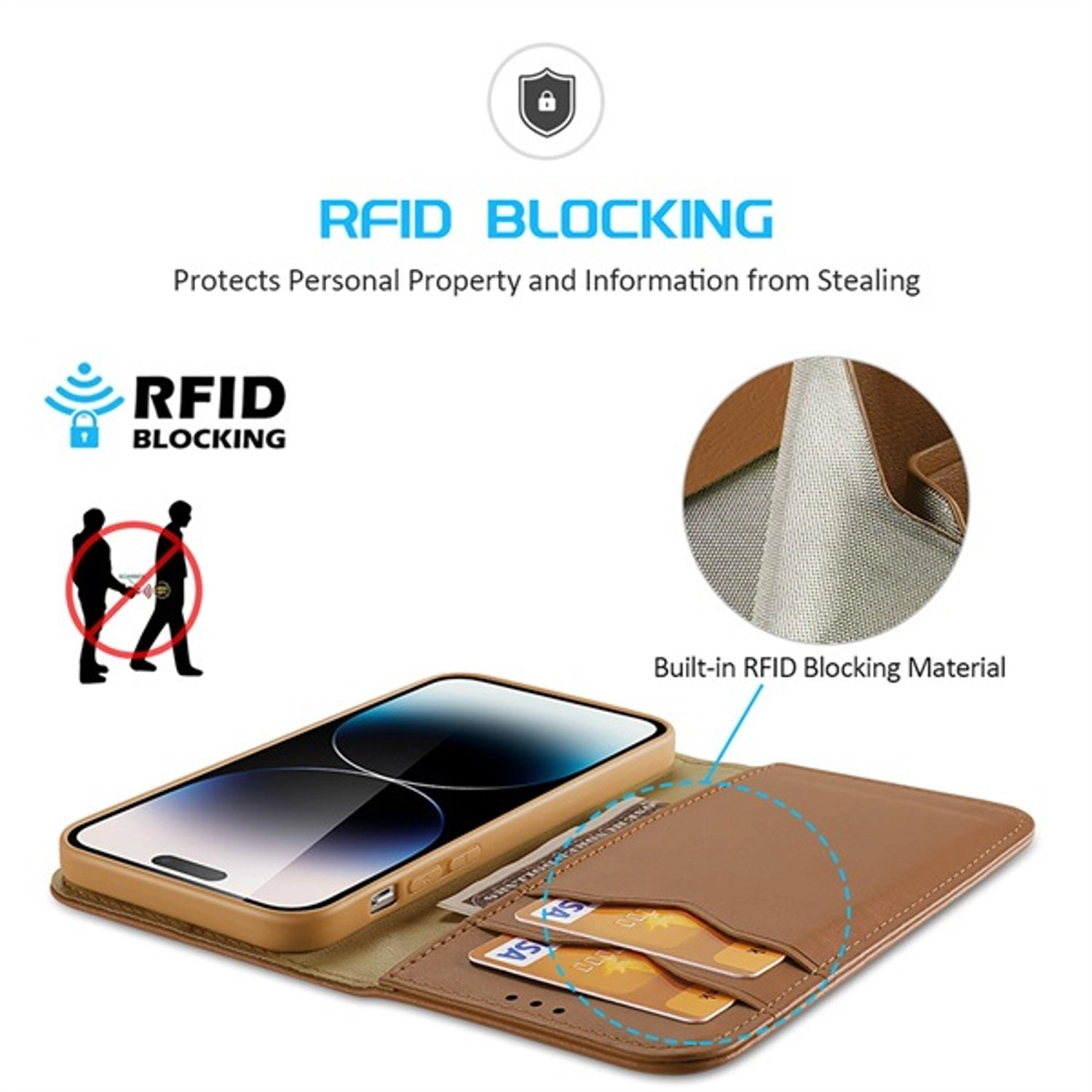 Hivo Series Wallet Case for iPhone 14 Pro