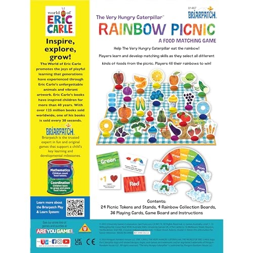 The Very Hungry Caterpillar Rainbow Picnic Game - 3 years and up