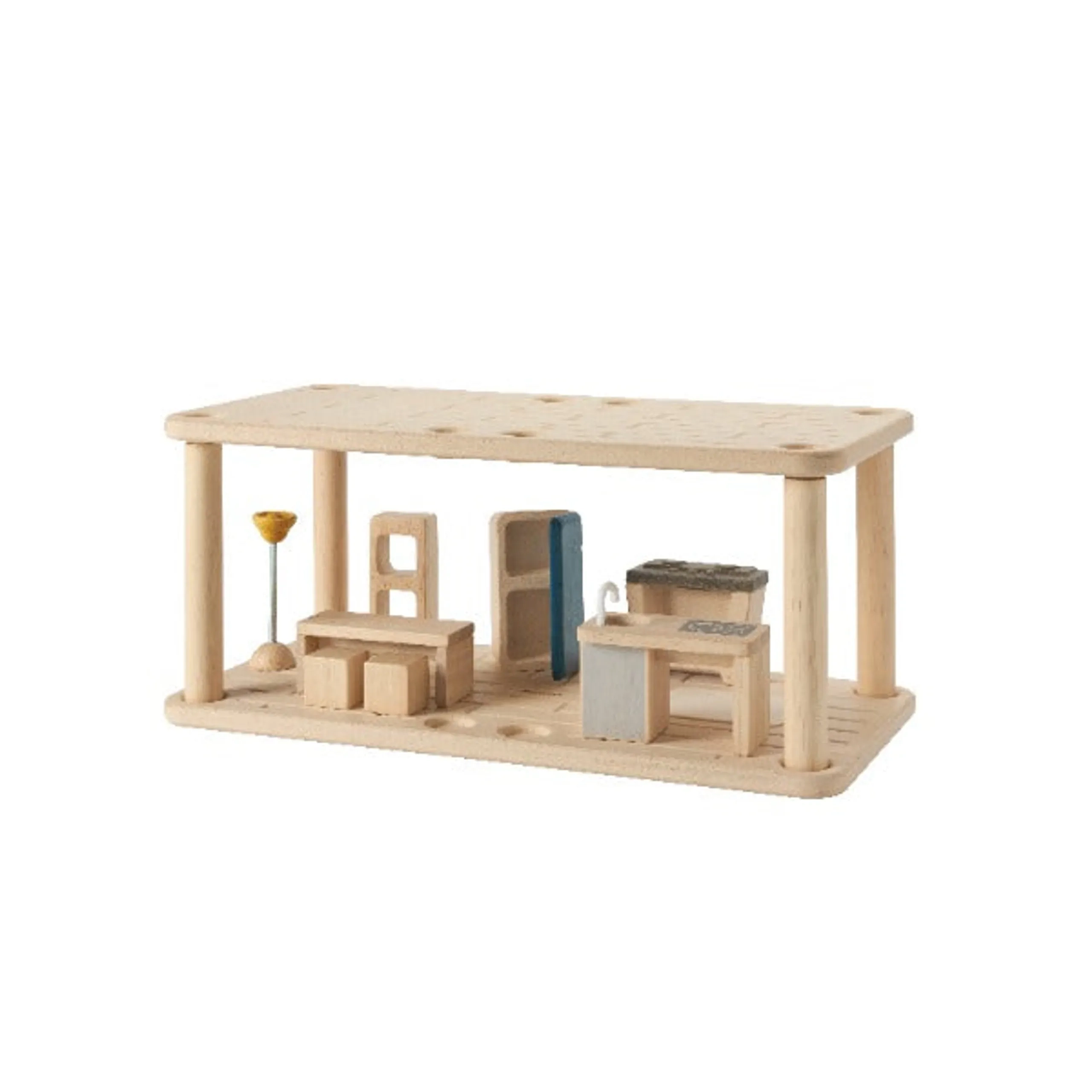 Planspace Kitchen And Dining Flat Set - 9 Pcs (6419737-7615)