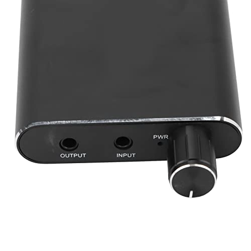 Headphone Amplifier - Portable Black Two-Stage Gain Switch