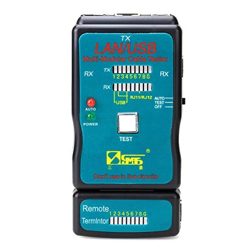 CT-168 - RJ45 RJ11 USB BNC RCA Coaxial manual test