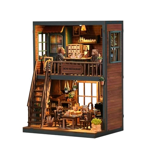 DIY Miniature House Kit - Bear Restaurant