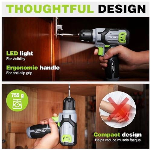 Cordless Drill Driver - 2 Ah 8V