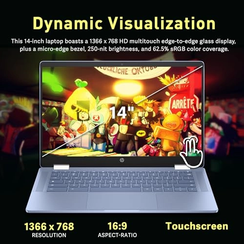 Chromebook x360 - 14'' N200 4GB DDR5 128GB SSD