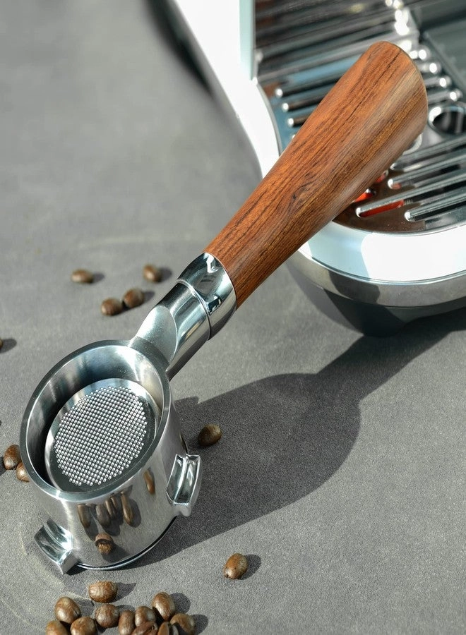 Bottomless Portafilter - 54mm + Detachable Double Spout Attachment