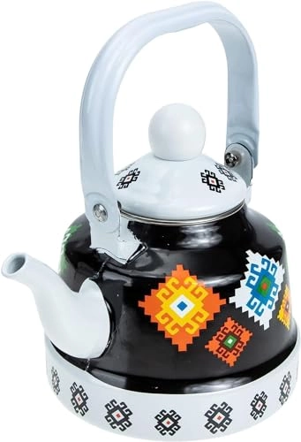 Enameled Teakettle - Enamel 1100 milliliter