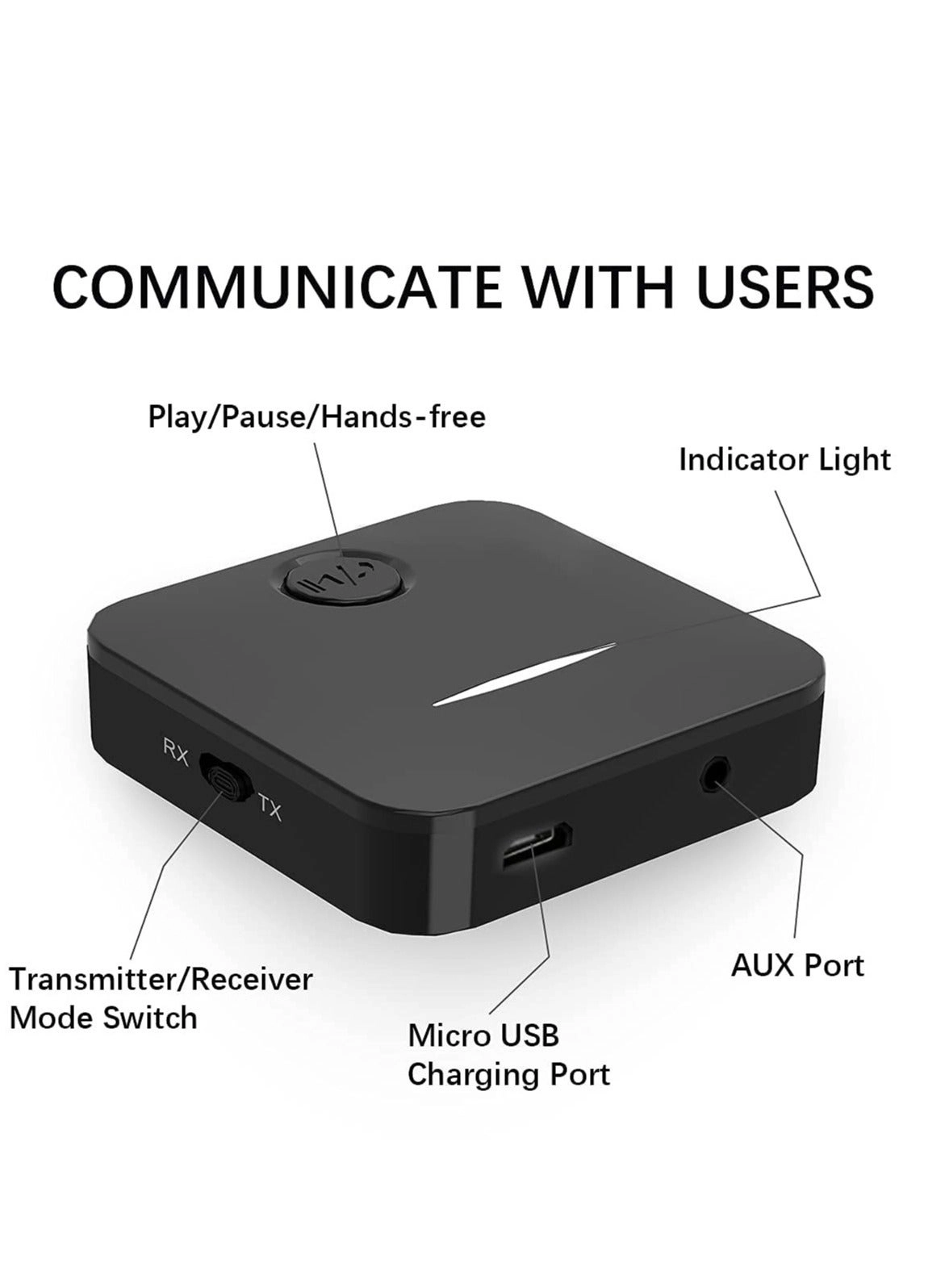 Bluetooth 5.3 Transmitter and Receiver 5.3