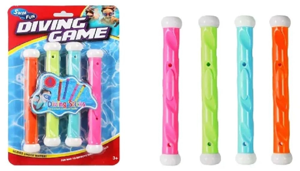MONDO Diving Ring Toys - 4pcs Multi Colour