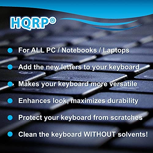 Cyrillic alphabet Russian/Ukrainian Laminated Keyboard Stickers