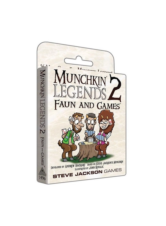STEVE JACKSON GAMES Munchkin Legends 2: Faun and Games - Card Game (Expansion)