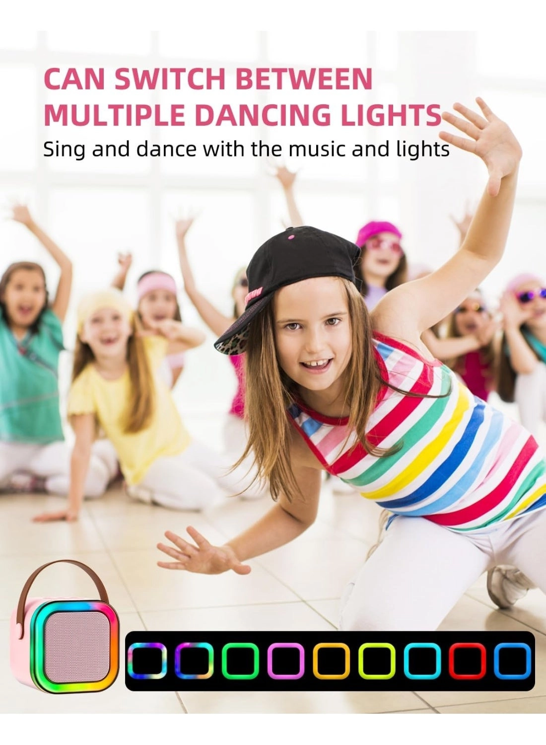 WAHA TOYS Mini Bluetooth Karaoke Machine - 4 years to 12 years+