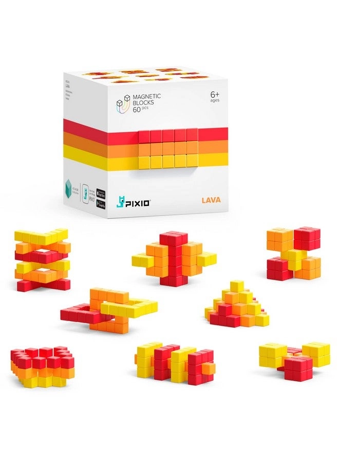 Pixio Lava 60 Magnetic Blocks - 812 Years 60 pieces