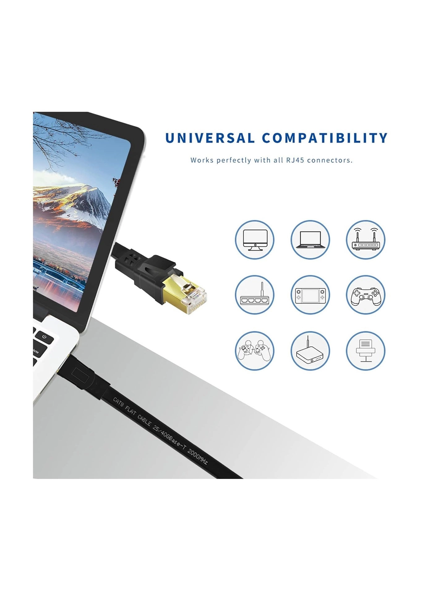 Cat8 Ethernet Cable - 30 m