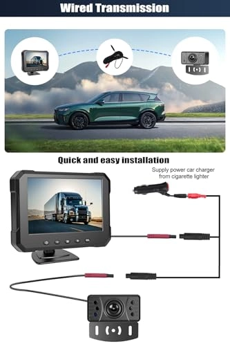Wireless Rear View Camera Kit - Night Vision Wireless 1080P