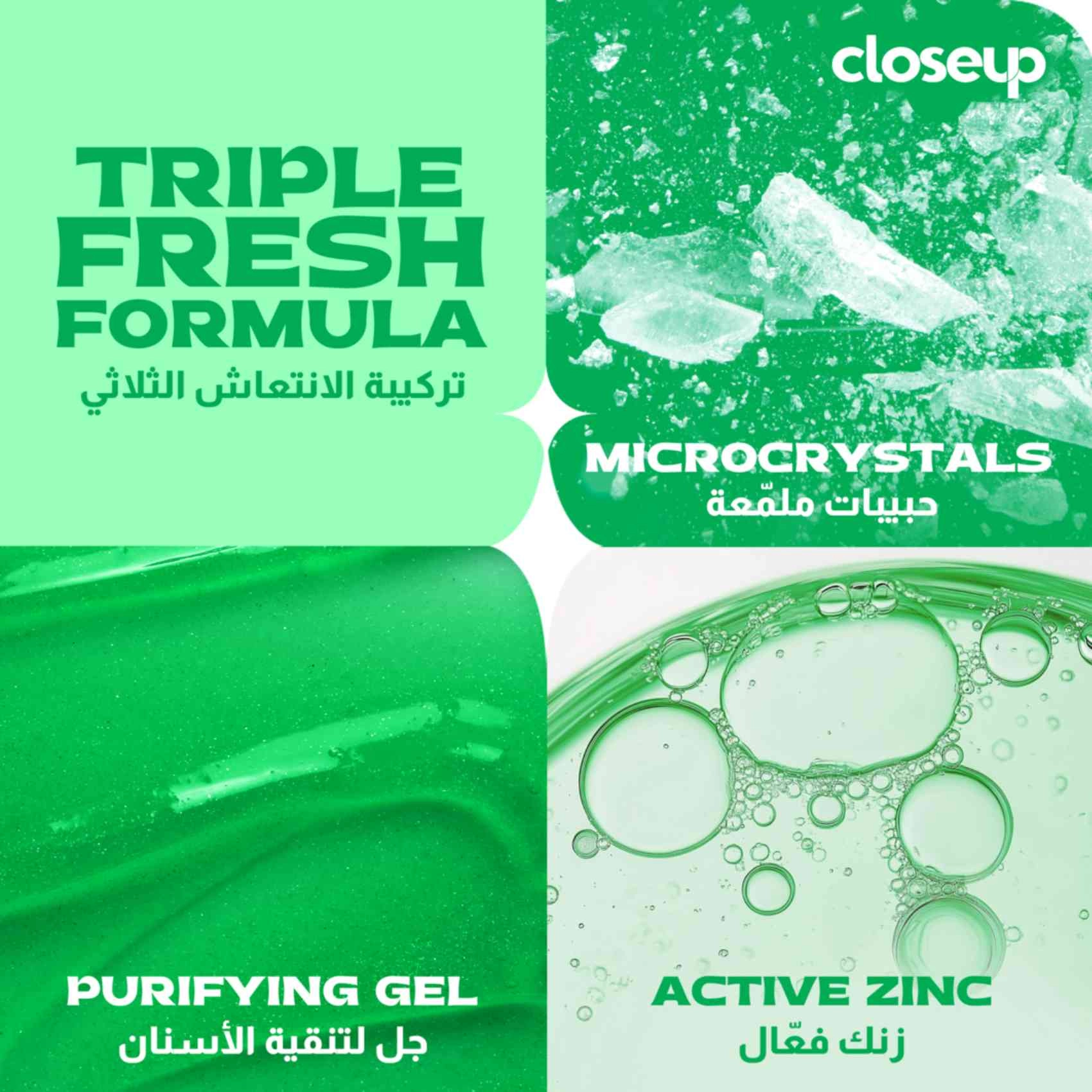 Triple Fresh Gel Menthol Fresh Toothpaste 120ml