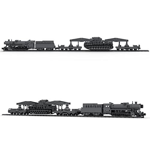 Steam Train Building Sets (S14N9AWL52UW1239E9MFFMAW8) - 2980pcs