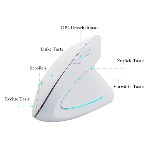 Ergonomic Vertical Mouse - Wireless