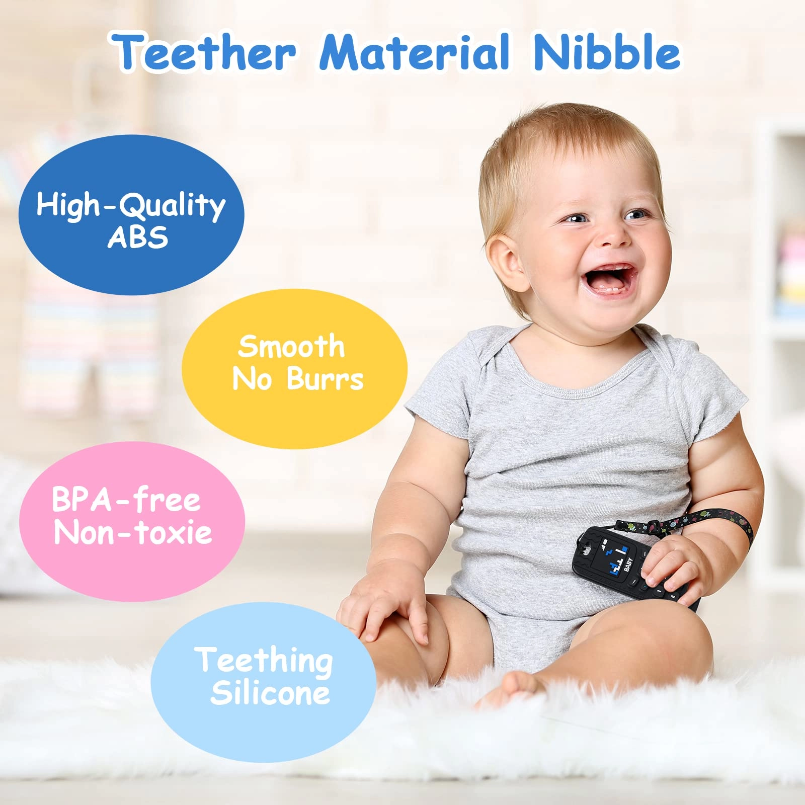 Silicone Remote Control Teether