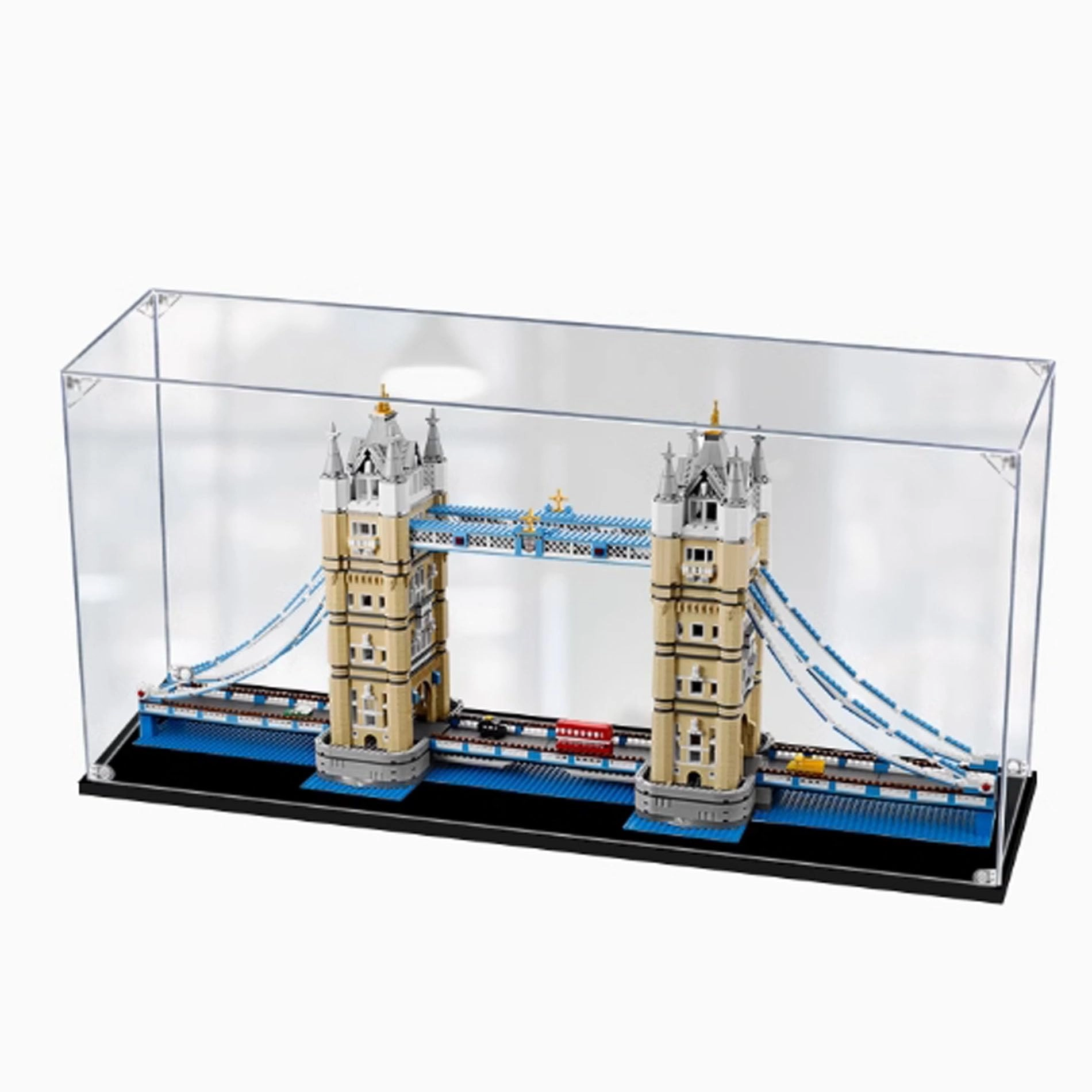 YUANZITIAN Acrylic Display Case for LEGO London Bridge 10214