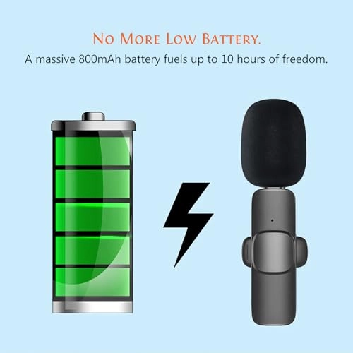 K1 - 2 lavalier microphones 2.4GHz